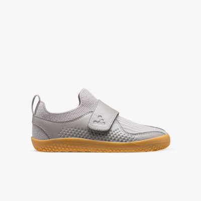 Vivobarefoot Kids' Primus Knit II School Shoes Grey | Vivobarefoot HBV913870